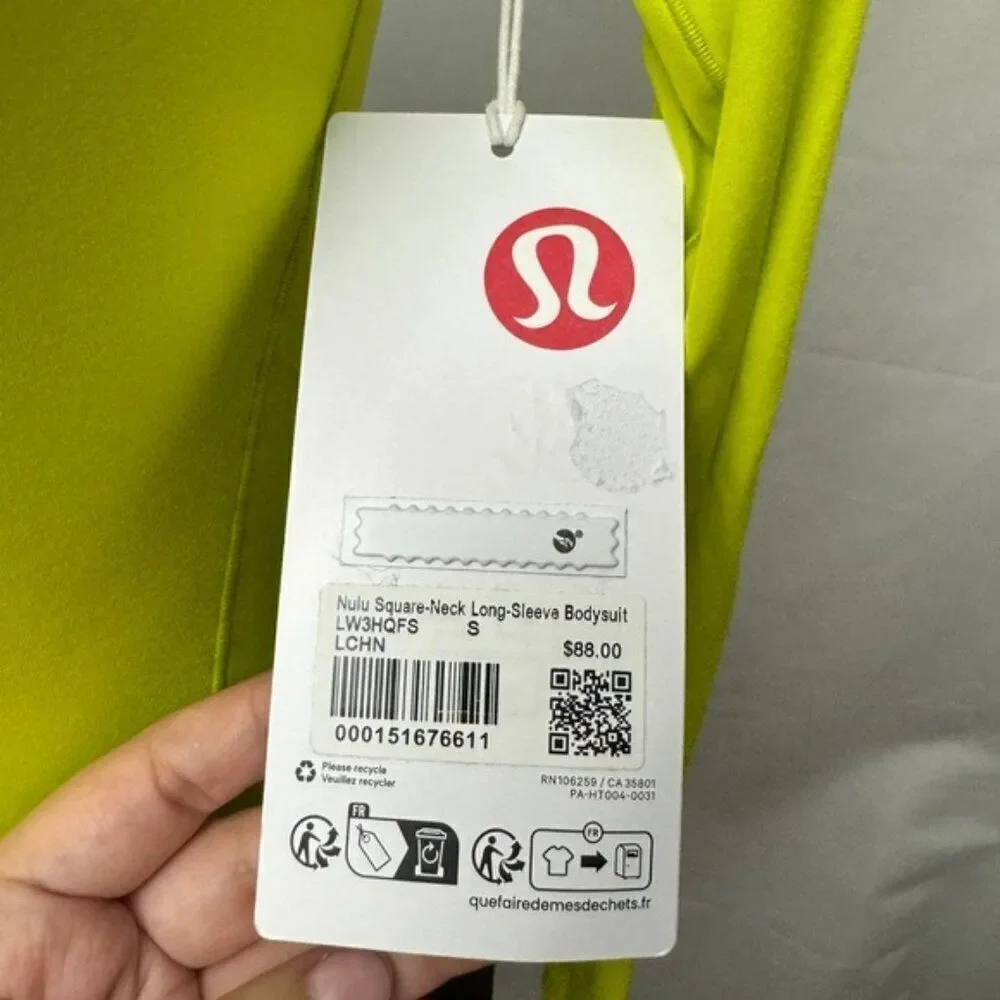 Lululemon Wundermost Square-Neck Long-Sleeve Bodysuit - Picture 8 of 8